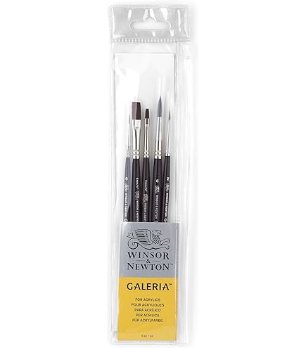 Winsor & Newton 5011116 Prof. synthetische Aquarelpenselen met de kwaliteit van natuurlijke haren, ergonomische steel voor optimale controle en comfort, duurzaam en vormvast, Ronde borstel - Nr.16