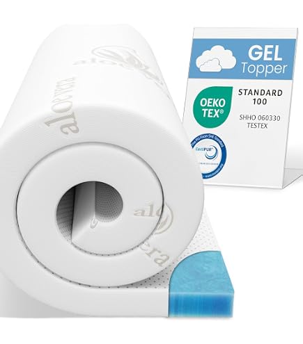 Linenspa 7,6 Cm Noppen-Gel-Matratzenauflage Aus Memory-Schaum – Twin XL – Für Besseren Schlaf