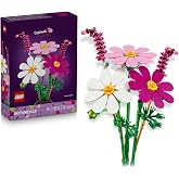 LEGO Botanicals Kozmos &Ccedil;i&ccedil;ekleri 11514-9 Yaş ve &Uuml;zeri &Ccedil;ocuklar i&ccedil;in Beyaz, Pembe ve Mor Renkli &Ccedil;i&ccedil;ekler İ&ccedil;eren Yaratıcı Oyunc