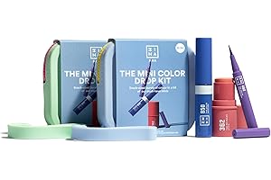 3INA MAKEUP - THE MINI COLOR DROP KIT - The Color Pen Eyeliner 482 + The Color Mascara 850 + The No-Rules Stick 362- Makeup Set - Reisegröße - Vegan - Cruelty Free