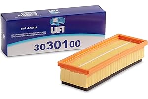 UFI Filters, Filtro Aria 30.301.00, Filtro Aria per Ricambio, Adatto a Auto, Applicabile su Diversi Modelli Alfa Romeo, Chrysler, Fiat, Ford e Lancia