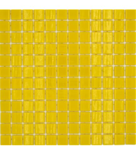 Grünes Glas Mosaik 25x25mm - Kristall透明 Mosaiksteine Auf Netz 327x302mm