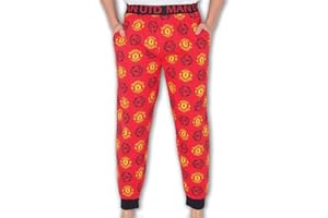 MANCHESTER UNITED F.C. Manchester United Mens Lounge Pants Pyjama Bottoms Official Football Gift