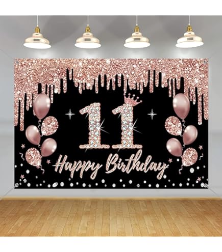 Party Bunting Happy Birthday Blue Holographic 11 vlaggen 3.9m