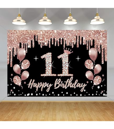 OAKTREE UK Festone Olografico Blu: Happy 11th Birthday Per Una Festa Da Sballo!