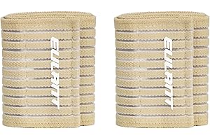 EULANT 2 pcs Bandage 90cm, Bandage de coude, Bandage élastique ajustable pour poignet et genou, Bandage de maintien de la cheville