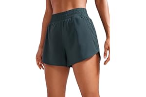 CRZ YOGA Pantaloncini da Corsa a Vita Alta da Donna Fodera