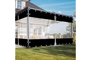 Jianyana Telone Impermeabile In PVC 650G/M², Telone Impermeabile Per Esterno Telo Trasparente Impermeabile Esterno Multiuso Per Esterno Impermeabile