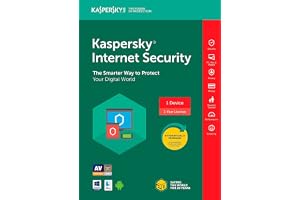 Kaspersky Internet Security Latest Version - 1 PC, 1 Year (CD)