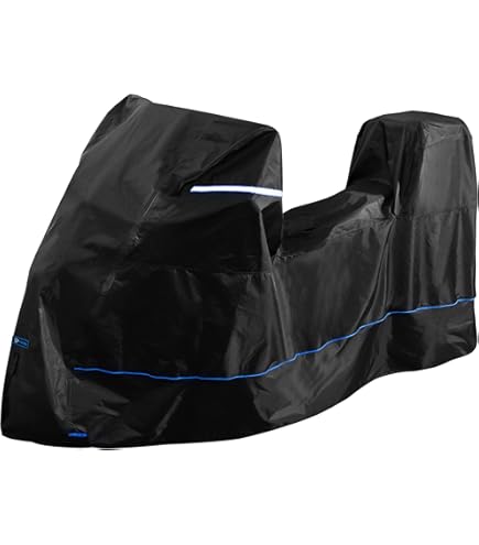 Telo Coprimoto Impermeabile Per Esterno Copri Moto Tessuto Oxford Teli Per Moto Resistente A Polvere/Anti-UV Copertura Per Moto Con Strisce