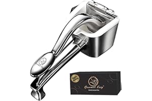 GOURMET EASY Spremiagrumi manuale in Acciaio Inox di qualità Premium | Professionale Spremi lime per frutti grandi | Con impugnatura ergonomica | Spremi limone on 5 anni di garanzia