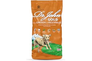 Dr John Gold Complete Dry Dog Food, Chicken with Vegetables, 15 kg