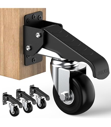 2 Roulettes De Guidage Rhombus 80 Mm – Portée 50 Kg, Idéales Pour Chariots, Meubles Roulants Ou Bricolage ! - 9