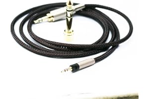ABLET Zamienny kabel do ulepszenia audio kompatybilny z Sennheiser HD6 MIX, HD7, HD8 DJ słuchawki 3 metry / 9,9 stopy