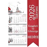 2026 B&uuml;y&uuml;k Boy Gemici Takvimi Denizci Duvar Takvimi istanbul 33x77,5 cm