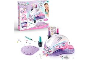 CANAL TOYS Studio zdobienia paznokci – studio zdobienia paznokci ze specjalnym żelem i realistyczną funkcją paznokci UV