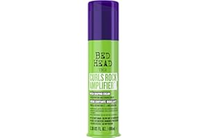 Bed Head by TIGI Curls Rock Amplifier - Crema modellante e definente per ricci con protezione anti crespo per ricci e onde splendidamente migliorati, 100 ml