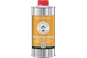 OLI NATURA ÖLE & WACHSE OLI-NATURA Holz-Pflegewachs (Zur Auffrischung und Pflege aller hartwachsöl-behandelten Holzoberflächen), 0.25 Liter, Farblos/natur