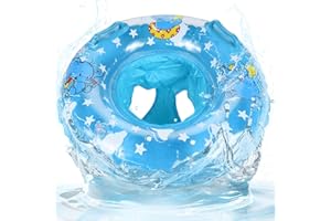 FORHOME Baby Schwimmring,Kinder Schwimmreifen,Schwimmhilfe Baby Aufblasbare,Schwimmreifen Spielzeug mit Schwimmsitz PVC für Kleinkind 6 Monate bis 36 Monate