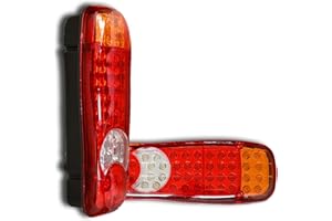 Ardillion 2 x 12V 45 SMD LED UNIVERSAL TAIL LIGHTS REAR MULTI FUNCTION LAMPS FOR TRUCK LORRY TRAILER CARAVAN CAMPER VAN PICKUP CAR BUS TUNING CUSTOM PROJECTS