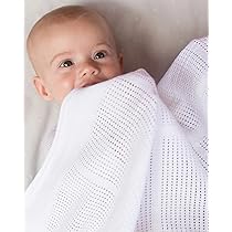 新品】BARKER TEXTILE BABY CELULLAR 75×95 Cellular blankets