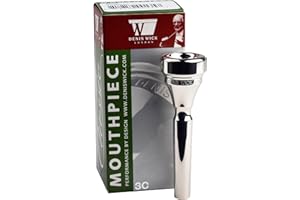 Denis Wick 5882-3C Classic Trumpet Mouthpiece, Silver Plated