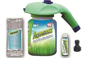 Hydro-Seeding System Aquagrazz Best Direct Pistolet à semis et récipient pour jardinage extérieur
