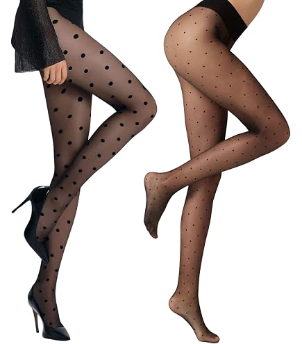 EIVY LOT de 2 collants de poche léopard + couche de base
