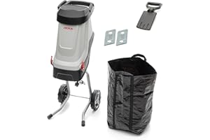 IKRA Elektro Gartenhäcksler Messerhäcksler IMH 2800, inkl. Fangsack 45l, 2800W, inkl. 2x Ersatz-Wendemesser