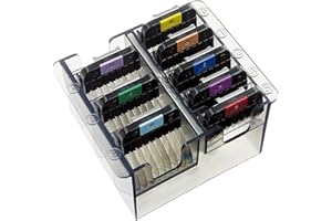 Samsebaer 43931 Lot de 8 sabots métalliques pour tondeuses pour animaux modèles MAX 45 et 50 de marque WAHL/MOSER