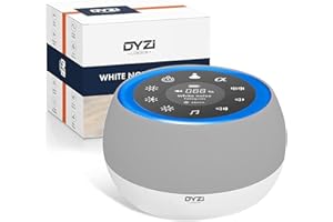CROWNZZ White Noise Machine for Adults and Baby-Rechargeable-Warm Night Light Sleep Sound Machine with Natural Sounds for Baby Soothing,Adult Therapy,Relaxation &Tinnitus Relief and Timer