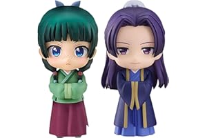 Epitome Maomao Figur The Apothecary Diaries Anime Figur Maomao/Jinshi Austauschbares Zubehör Modell Cartoon Charakter Statue Ornamente Desktop Collection Geschenke für Fans (Maomao + Jinshi)