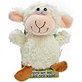 Kögler Bubi 75657 Labertier Shaggy Sheep Approx. 18 cm Talking Plush Toy with Playback Function Battery Operated