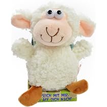 Peluche Perroquet Parlant Kögler Labertier - Répète Tout En Voix Amusante, Mouvement De Tête - 22cm