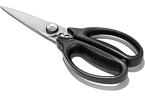 OXO 1072121 Good Grips Kitchen & Herb Scissors , Silver/Black