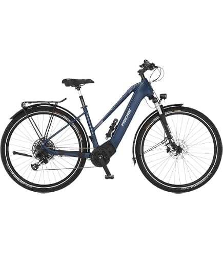 FISCHER E-Bike Trekking VIATOR 4.1i/ 4.2i, Elektrofahrrad fr Damen und  Herren, Mittelmotor 80 Nm, 36 V Akku : Amazon.de: Sport & Freizeit