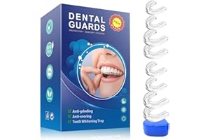 Ninnyi 8PCS Teeth Grinding Night Guard for Adults, Reusable Mouthguard for Sleeping 2 Sizes with Storage Box