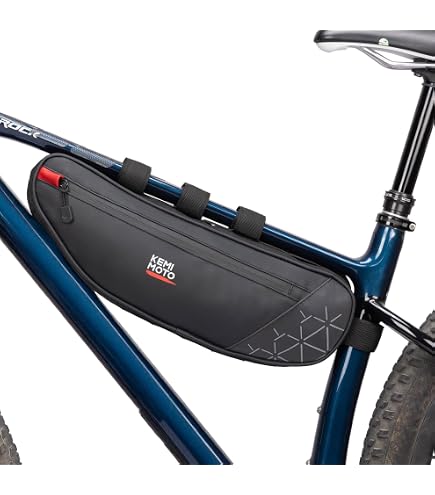 FOREVER Fahrradrahmentasche | Wasserdicht & Verstärkt | Mit Hard-Shell-Schale & 2 Innentaschen | Für Mountainbikes, Rennrad, E-Bikes