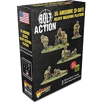 Warlord Games – Commandants De Peloton US Rangers 28 Mm (4 Figurines) Pour Bolt Action, Seconde Guerre Mondiale, Non Peintes