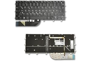BUCOM Tastatur für Dell XPS 13 9343 13 9343 9350 9360 Inspiron 7347 7348 DE mit Backlight