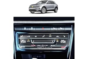 SKTU Folia do klimatyzacji kompatybilna z Tiguαn Polo folia ochronna na wyświetlacz A/C folia ochronna na ekran ochrona przed zadrapaniami ochrona przed odciskami palców