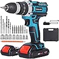 blayram Cordless Screwdriver Set, 21 V Cordless Drill with 2 Batteries 1500 mAh, 3-1 Electric Screwdriver, Combi Drill and Screwdriver Set for Home Use and DIY