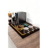 Valerine Life Barista Matı Sıvı Ge&ccedil;irmez B&uuml;y&uuml;k Boy XXL Kahve Barı Espresso Kahve Makinesi Pad 40x90cm (turkuaz)