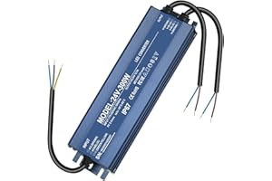 HNCY alimentation 24v 12.5A, Transformateur 220V 24V 300W, led driver 24v étanche IP67, Transfo AC à DC, convertisseur 220v 24v, pour CCTV MR16 G4 MR11 GU5.3 Ampoule et Bande Lumineuse LED, Non Dimmable