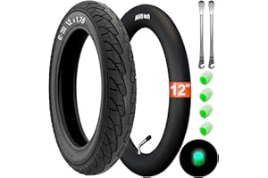 AVVS TECH 12 1/2 x 2 1/4 (57-203) Pneu DIN 57-203 et chambre à air 12" 12 1/2 x 2 1/4 57-203, avec valve coudée en acier inoxydable 45° AV, avec leviers de montage, compatible avec roues de 12" avec pneus DIN