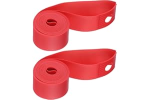 sourcing map Bicycle Rim Strip PVC Bike Tire Liner Bicycle Wheel Rim Tapes Inner Tube Tape Anti-Scratched Guard Cushion Pad Protector for Road MTB Mountain Bike