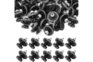 UTMACH 7L6868243 Clips Panel Puerta Coche 40 Piezas Clips Fijacion Panel Puerta Clips para Revestimiento Decorativo, Plástico Clips Coche Paneles de Puerta para T5, Golf 5 6 7, A4 A5 A6