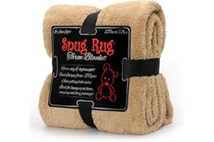 Snug Rug Coperta Divano Coperta Plaid Morbida Sherpa Edizione Speciale Coperta in Pile Morbidissimo Pregiato 127 x 178 cm (Beige)