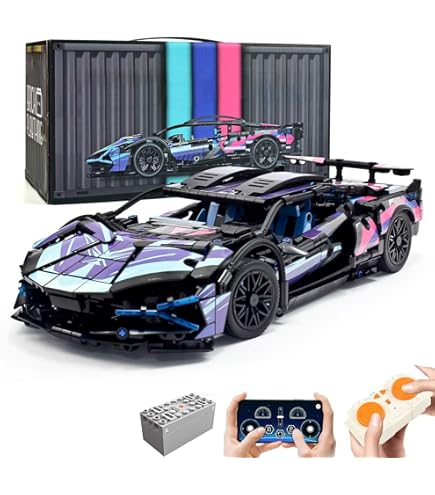 ZITIANYOUBUILD MOC-144888 Sports Car Toys 360 pièces pour les 7 ans et plus