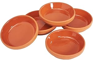 ‎VBS VBS Terrakotta-Unterteller Untersetzer aus Terrakotta Ganzjährig geeignet Innen-Ø 7 cm, 5 Stück